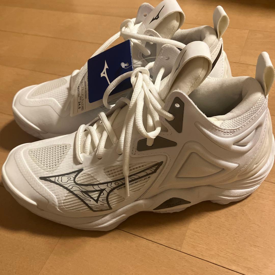 新品Mizuno バレーボールシューズ Y1GZ23175 24.5cm