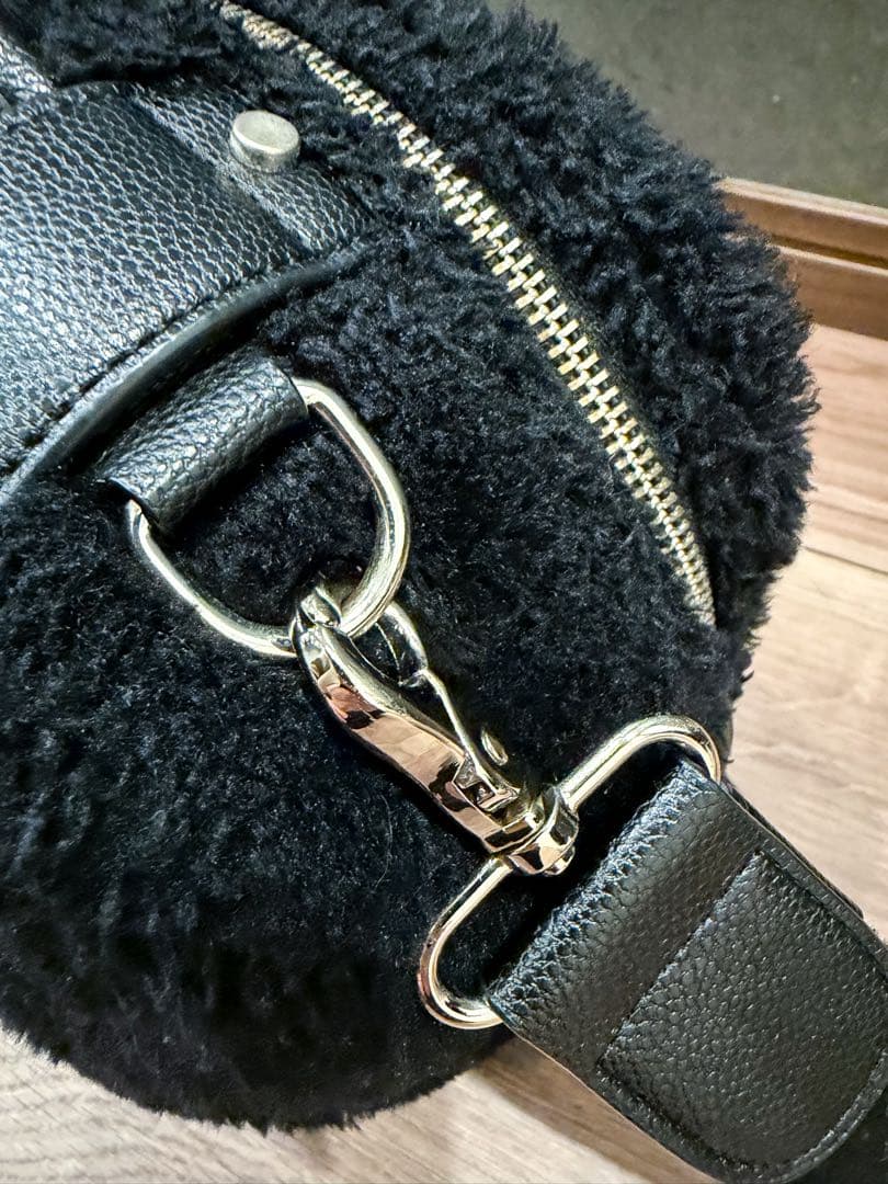 muta MARINE ボア ポーチバッグ