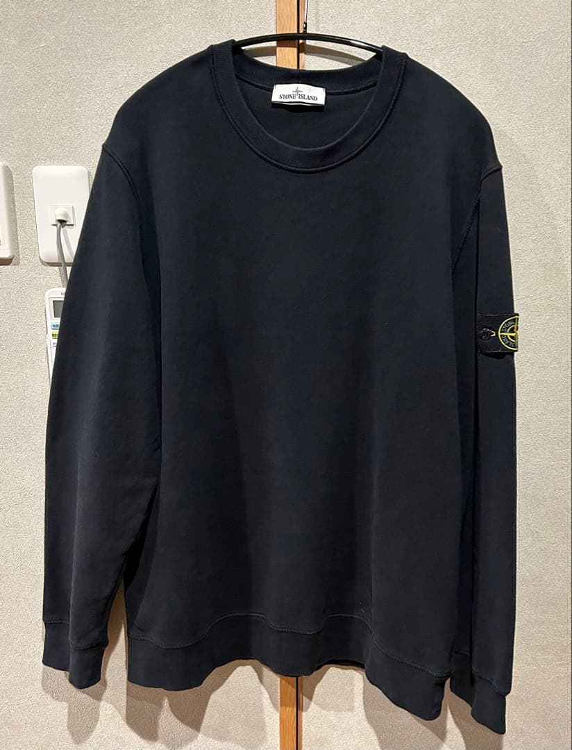 まぼた●STONE  コットンクルーネックL/Sスウェット