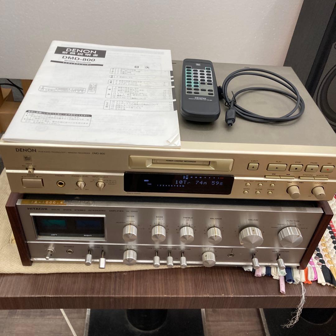DENON DMD-800 ミニディスクレコーダー