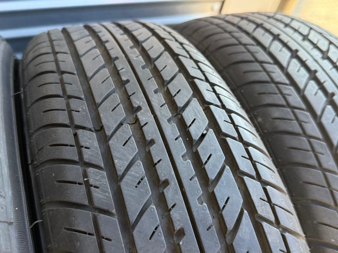 【バリ山　21年製】155\65R14 アルミ4本セット