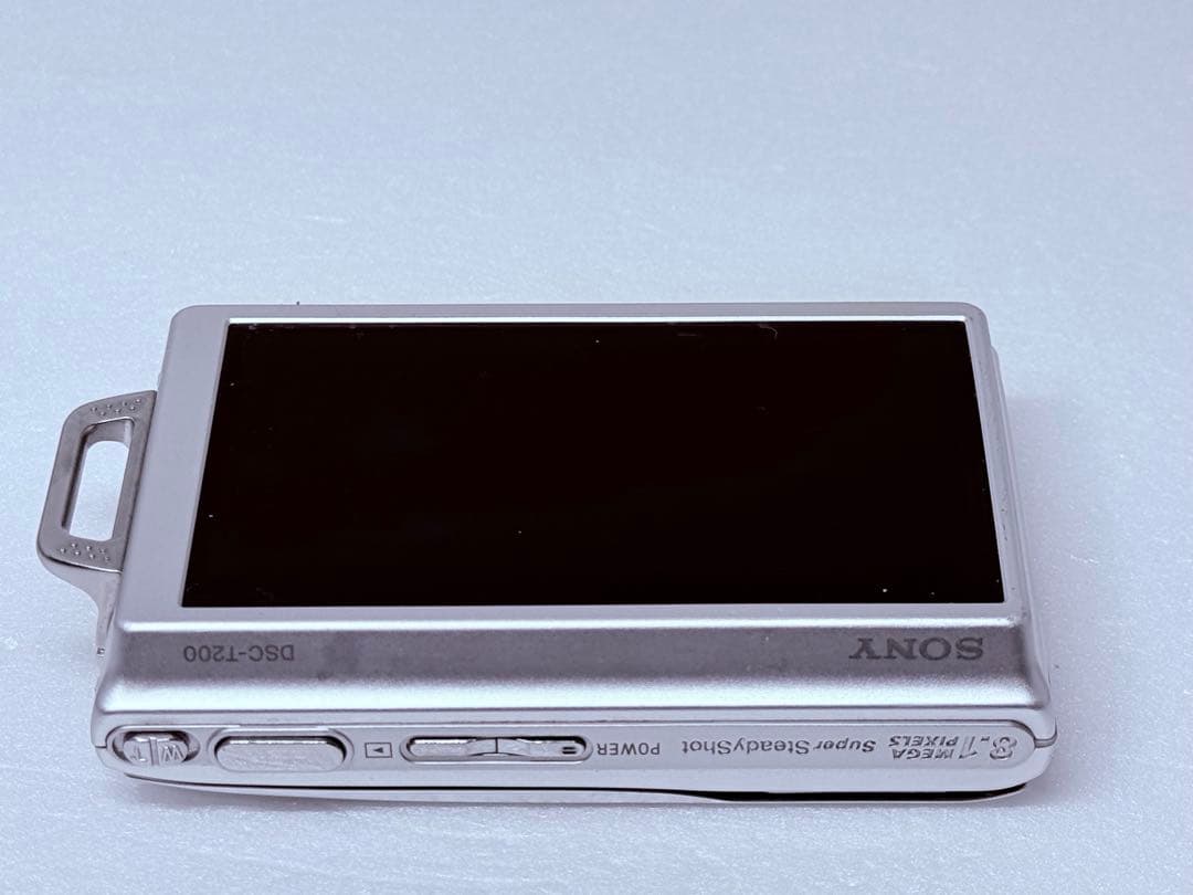 SONY DSC-T200 シルバー 動作確認済 コンデジ レトロ エモい