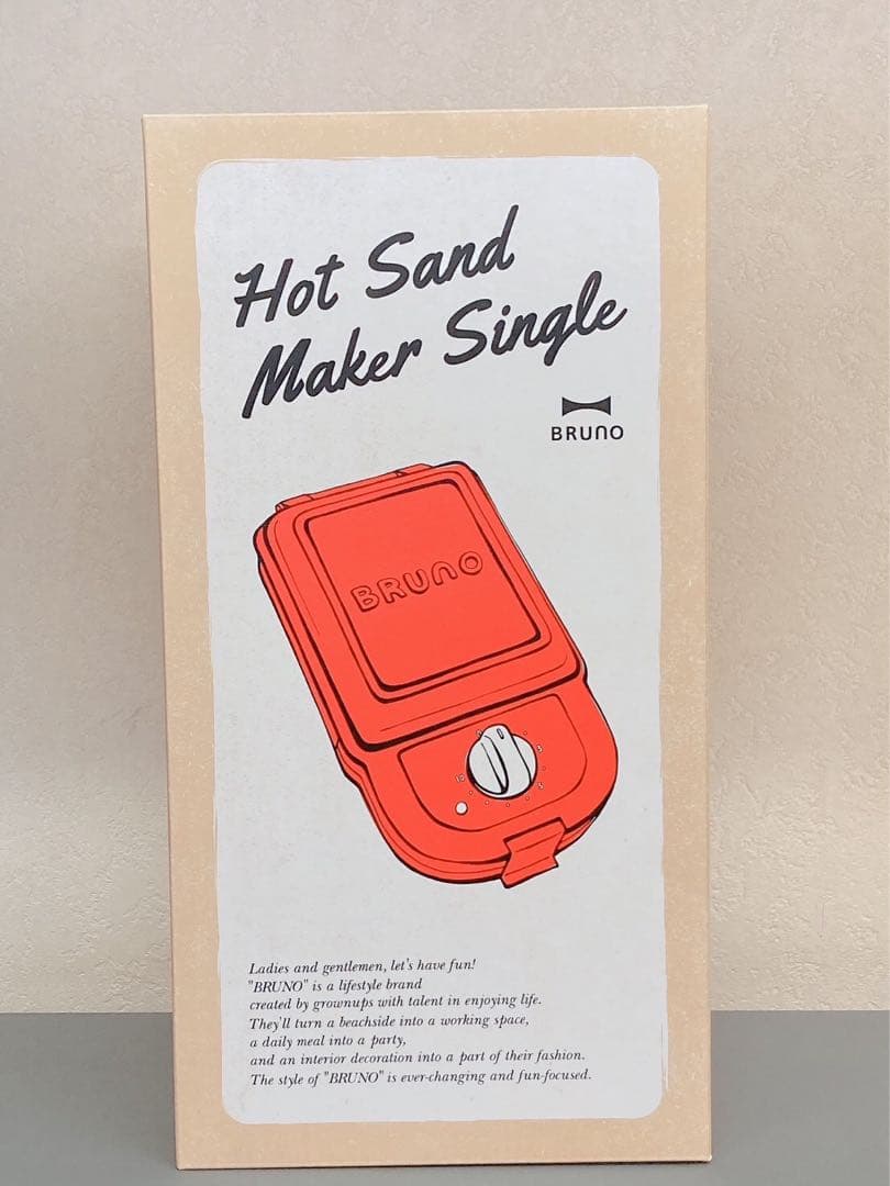未使用品　Bruno ホットサンドメーカー　シングル