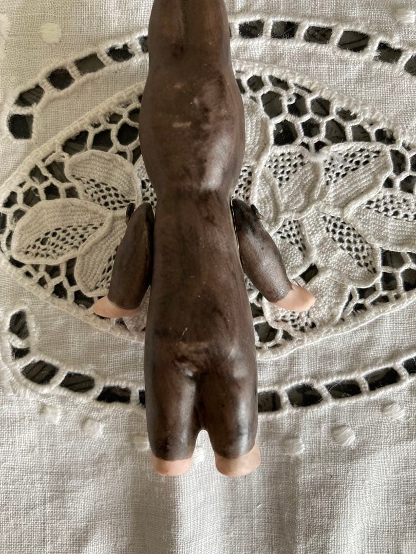 ドイツ　アンティーク　小さい　うさぎの着ぐるみ　ミニョネット　ビスクドール