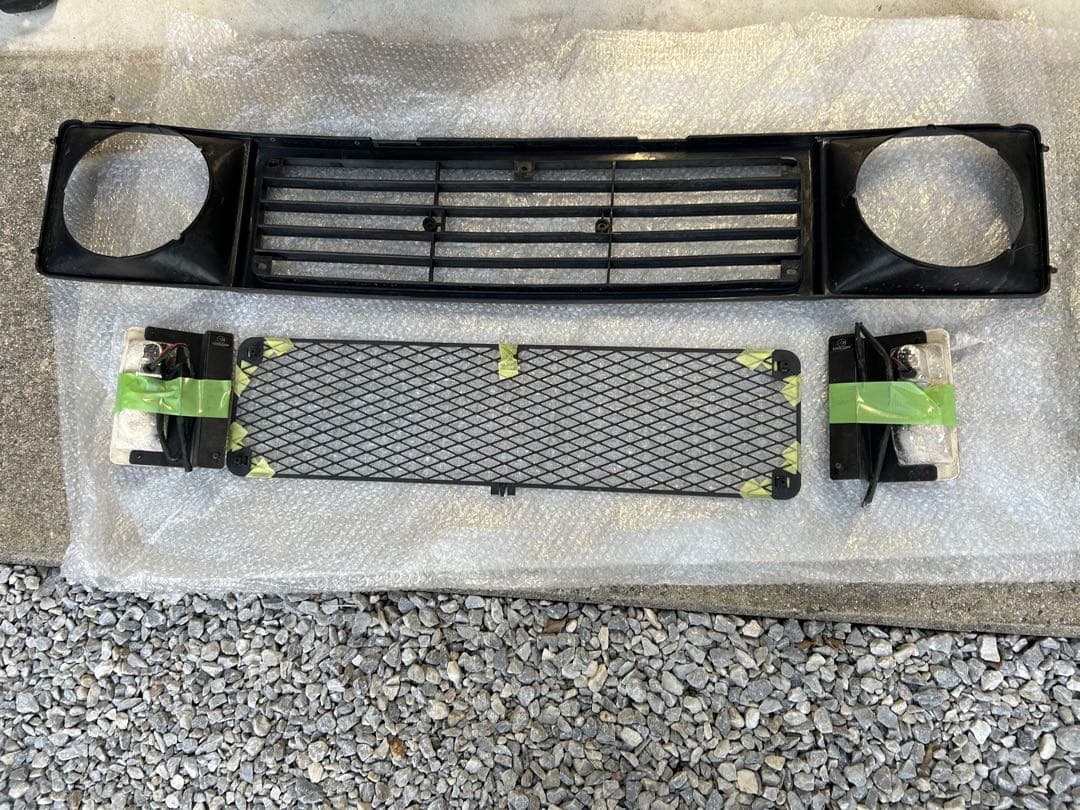 JA11 1型 純正グリル ウインカー移動ブラケットセット