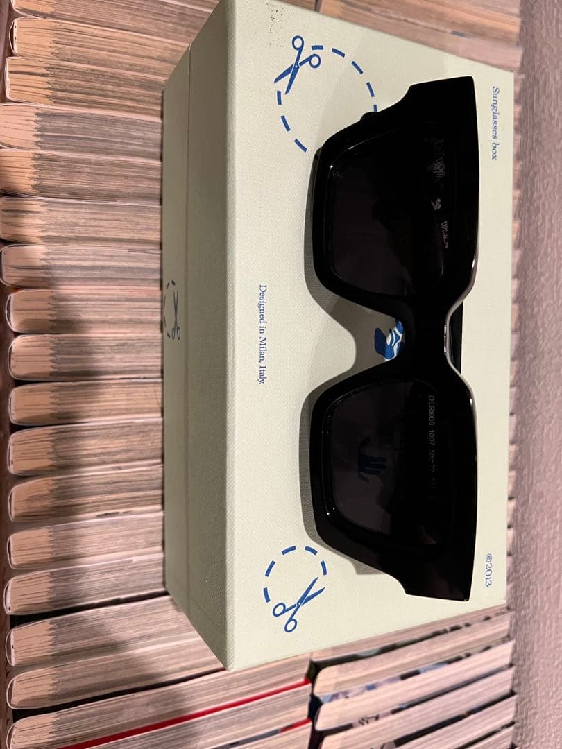 OFF White サングラス ブラック