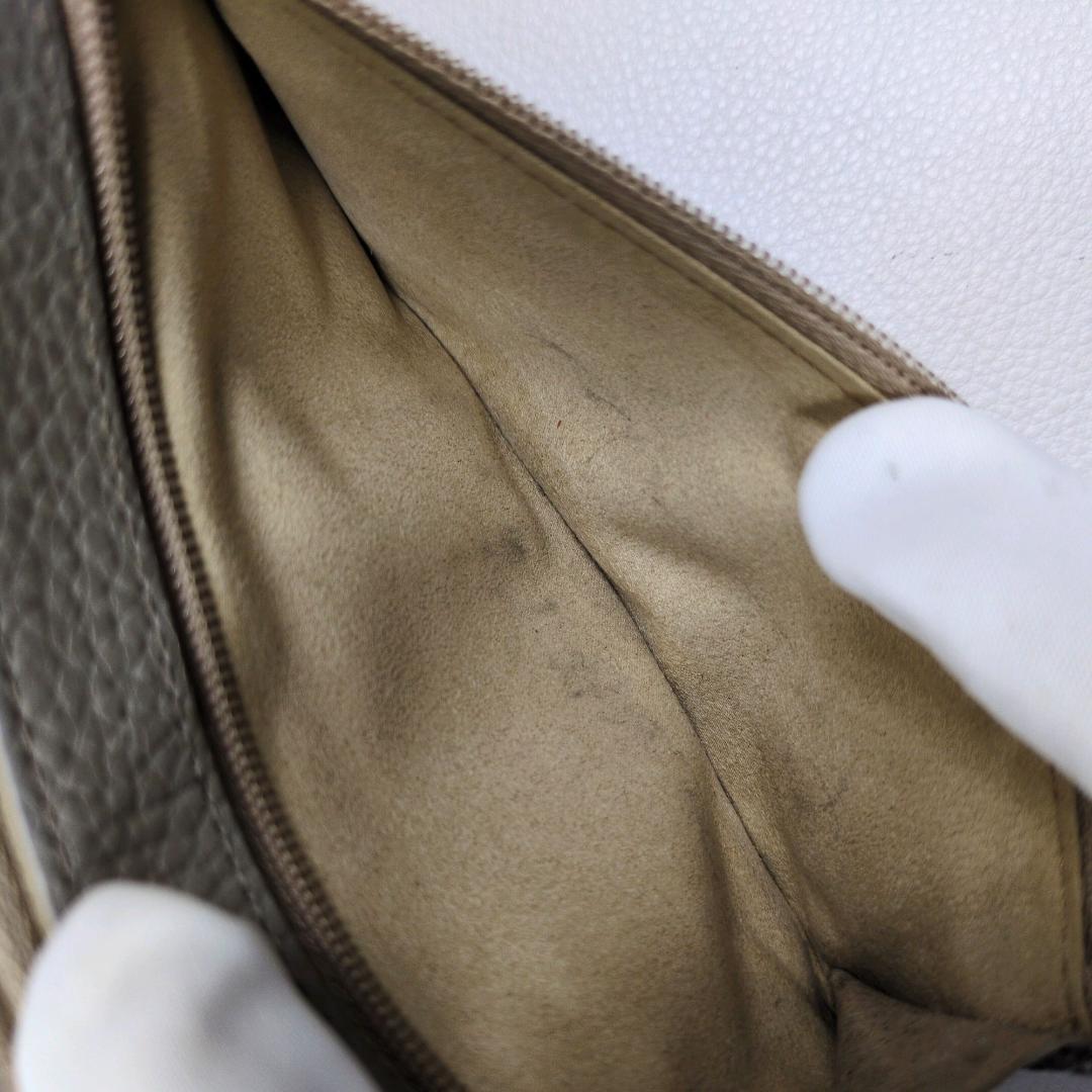 ATAO アタオ スリモ ケリー グレージュ 財布 金ロゴ 長財布 シボ