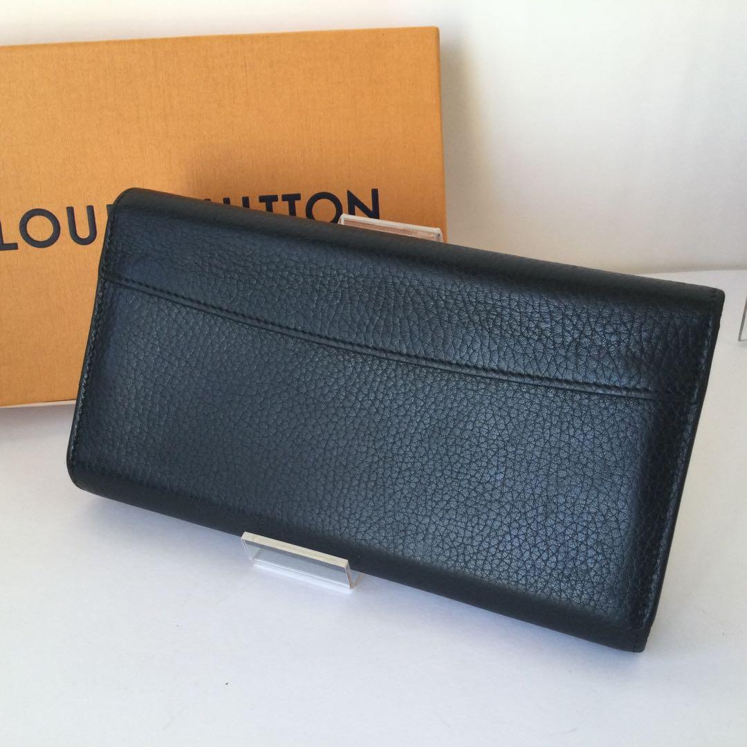 美品★ルイヴィトン　カプシーヌ　長財布　ブラック　ロングウォレット　正規品