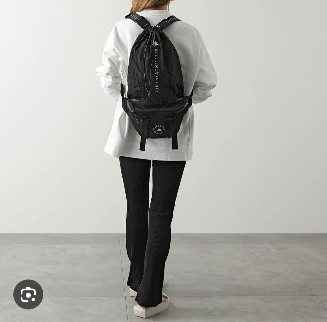 adidas by Stella McCartney ロゴ バムバッグ リュック