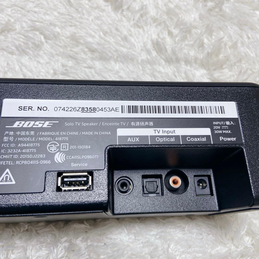 Bose Solo 5 サウンドバー　動作確認済み