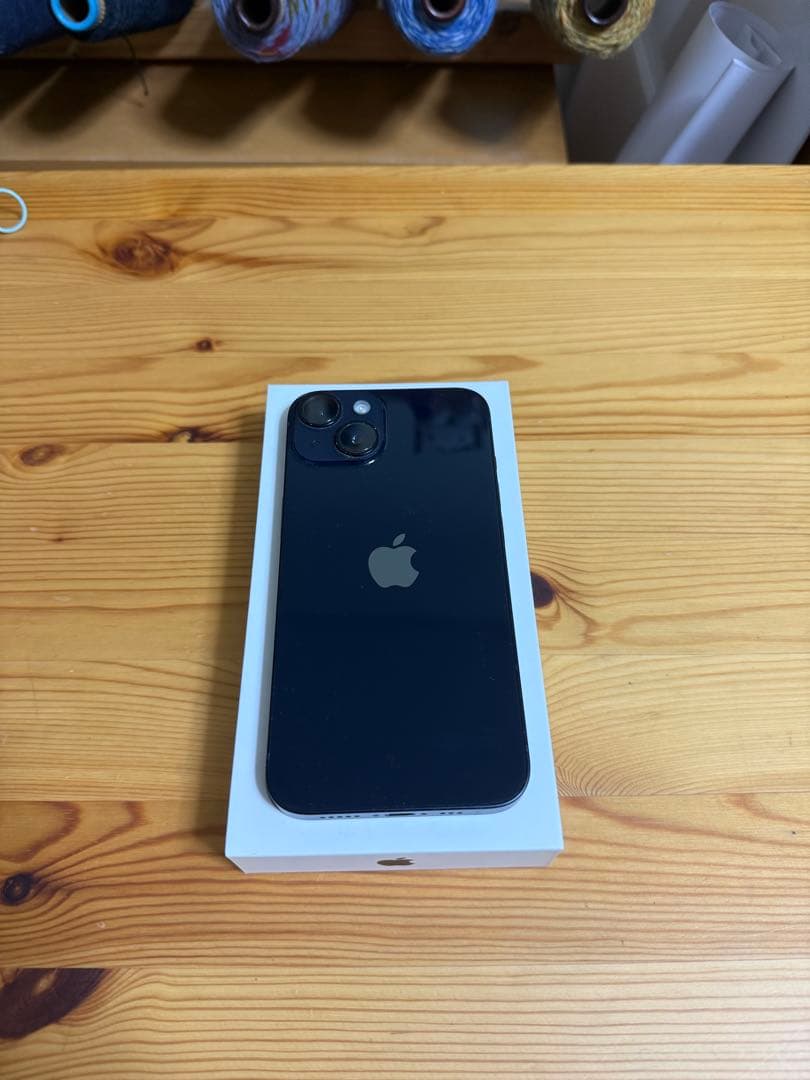 Apple iPhone 14 ミッドナイト　本体　るいぼすてぃ