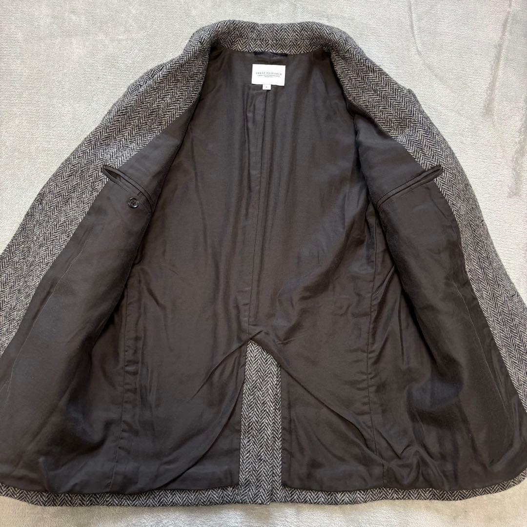 美品✨アーバンリサーチ×ハリスツイード ヘリンボーン ジャケット ベスト　L