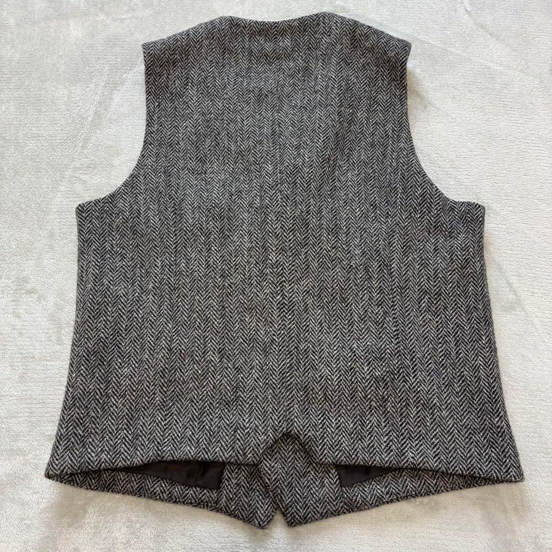 美品✨アーバンリサーチ×ハリスツイード ヘリンボーン ジャケット ベスト　L