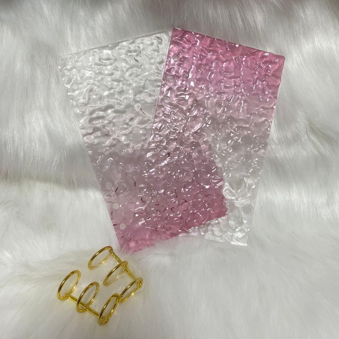 アクリルバインダー　saving バインダー　韓国　貯金バインダー