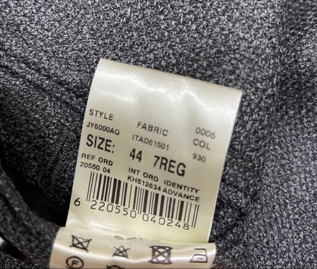 LARDINI ADVANCE グレー ウールジャケット サイズ44