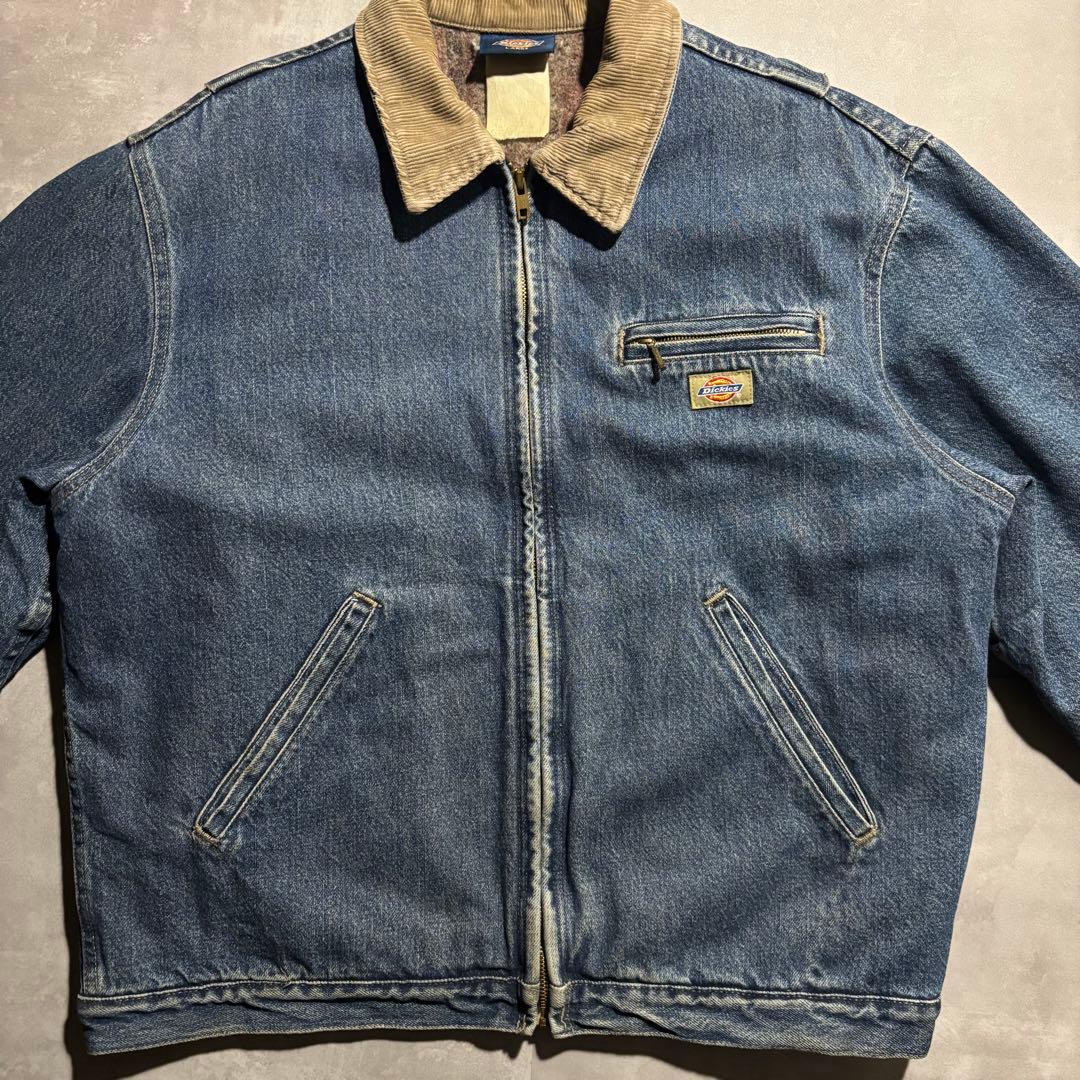 90s- Dickies ディッキーズ　デトロイトジャケット　デニムジャケット