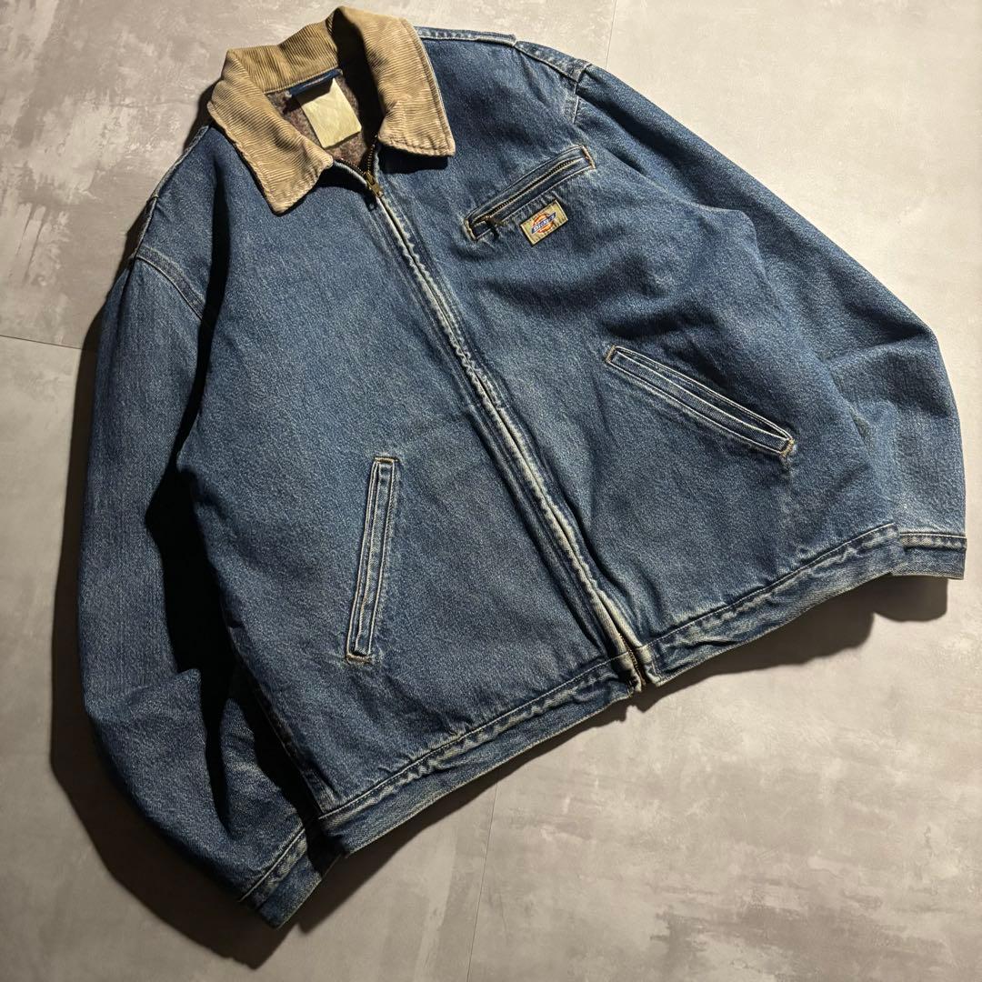 90s- Dickies ディッキーズ　デトロイトジャケット　デニムジャケット