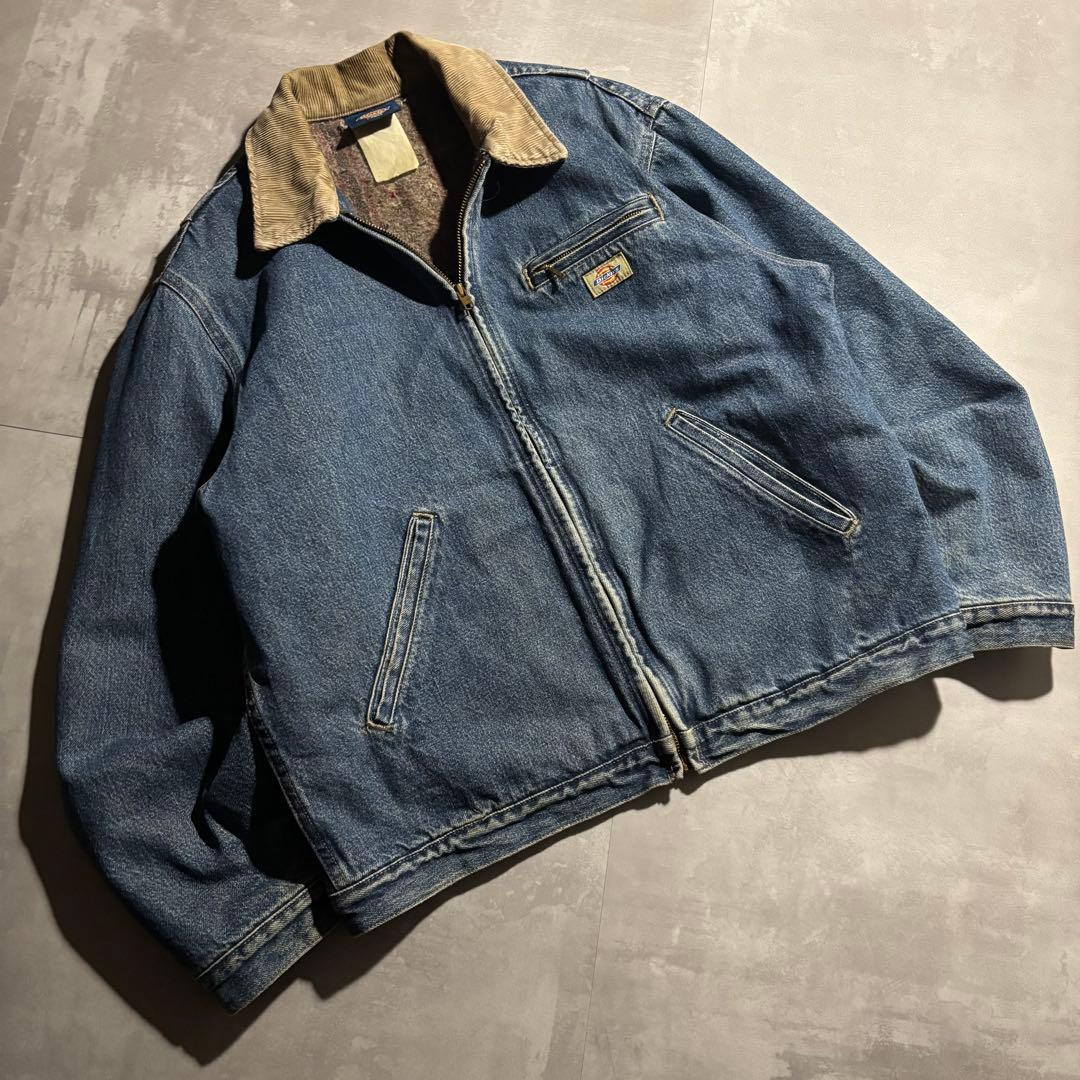 90s- Dickies ディッキーズ　デトロイトジャケット　デニムジャケット