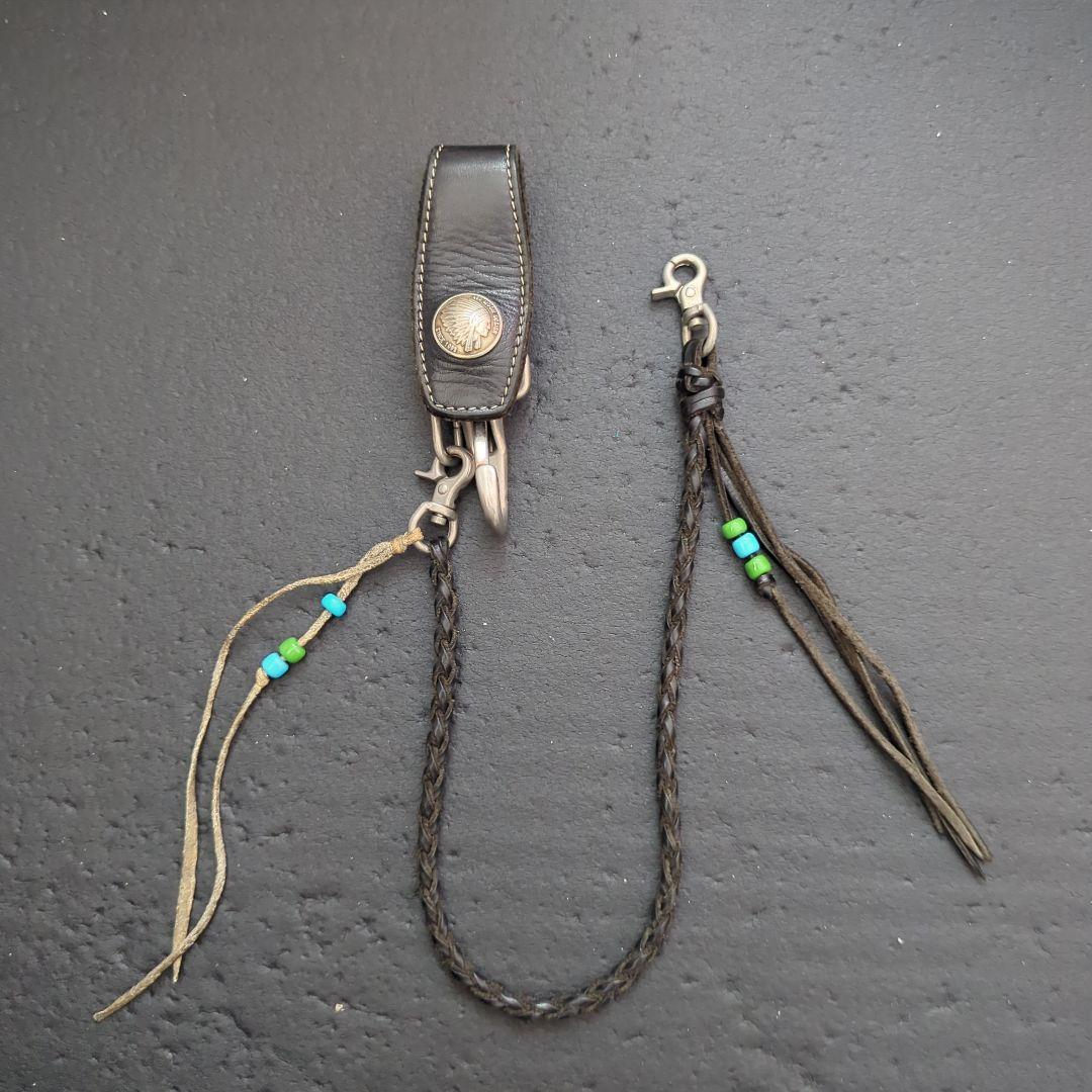 【値下げ】RED MOON DESIGN レザー ウォレットチェーン