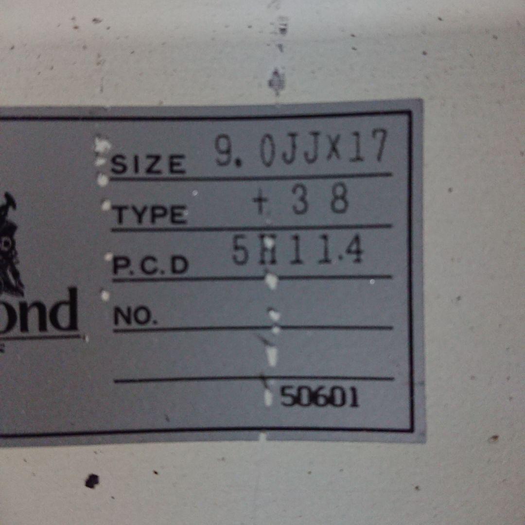 ディスモンド リーガマスター 17インチ 9J 2本組