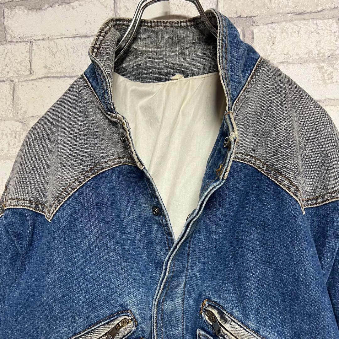 ホワイト様　【80-90s】ヴィンテージ デニムジャケット バックトゥザ
