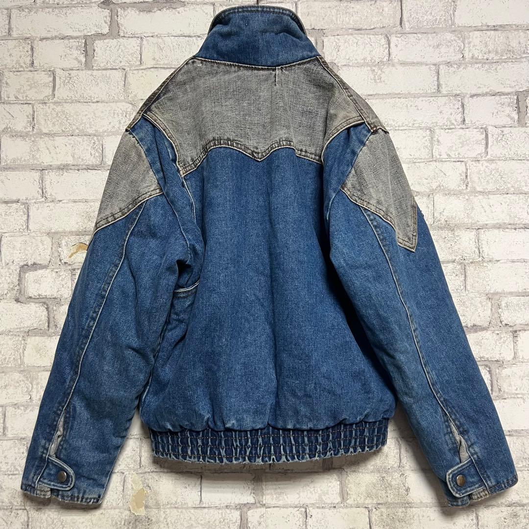 ホワイト様　【80-90s】ヴィンテージ デニムジャケット バックトゥザ