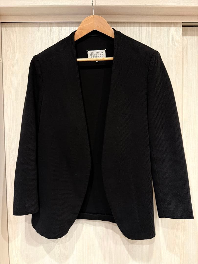 メゾンマルジェラ　ノーカラージャケット