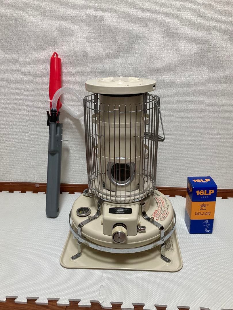 Aladdin アラジン　ブルーフレームヒーター　石油ストーブ　芯電動ポンプつき
