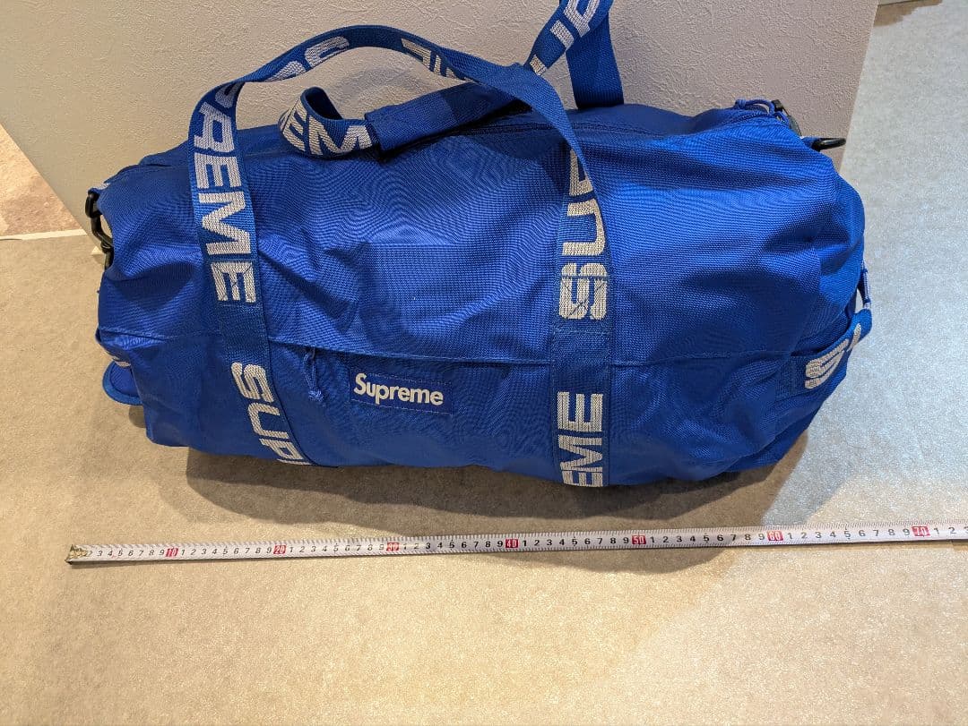 Supreme ボストンバッグ 青