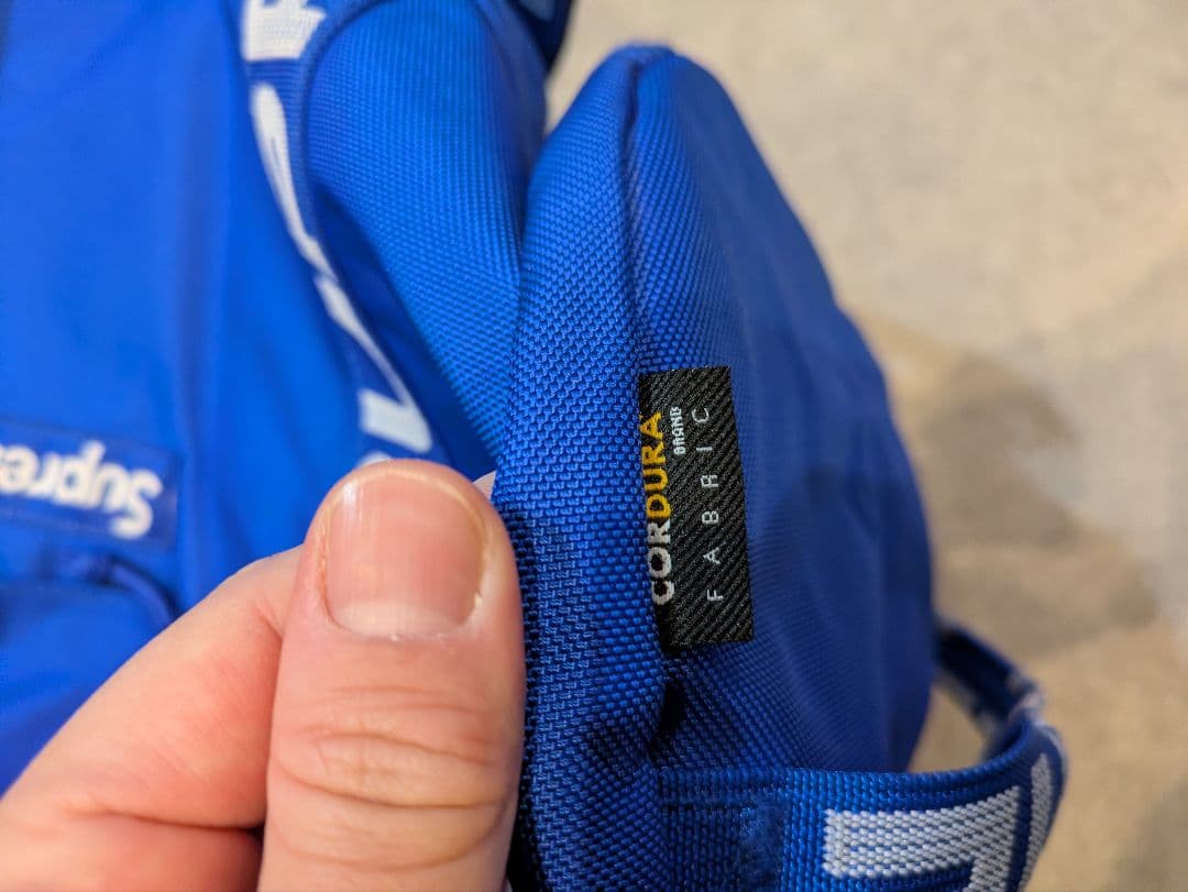 Supreme ボストンバッグ 青