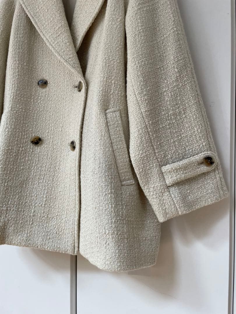 新品gypsohilaジプソフィア Pea Coat White ピーコート