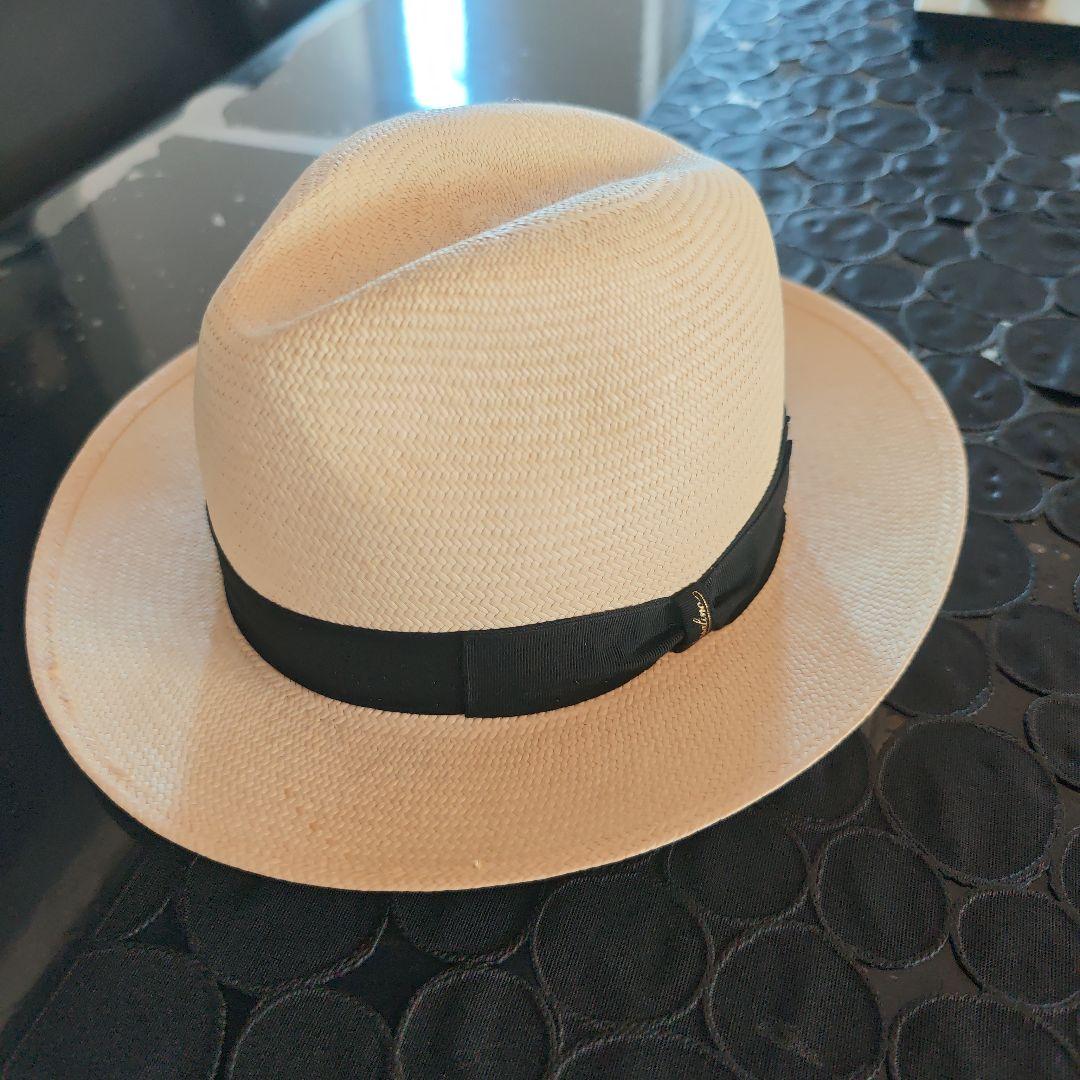 ボルサリーノ　パナマハット 56 ホワイト