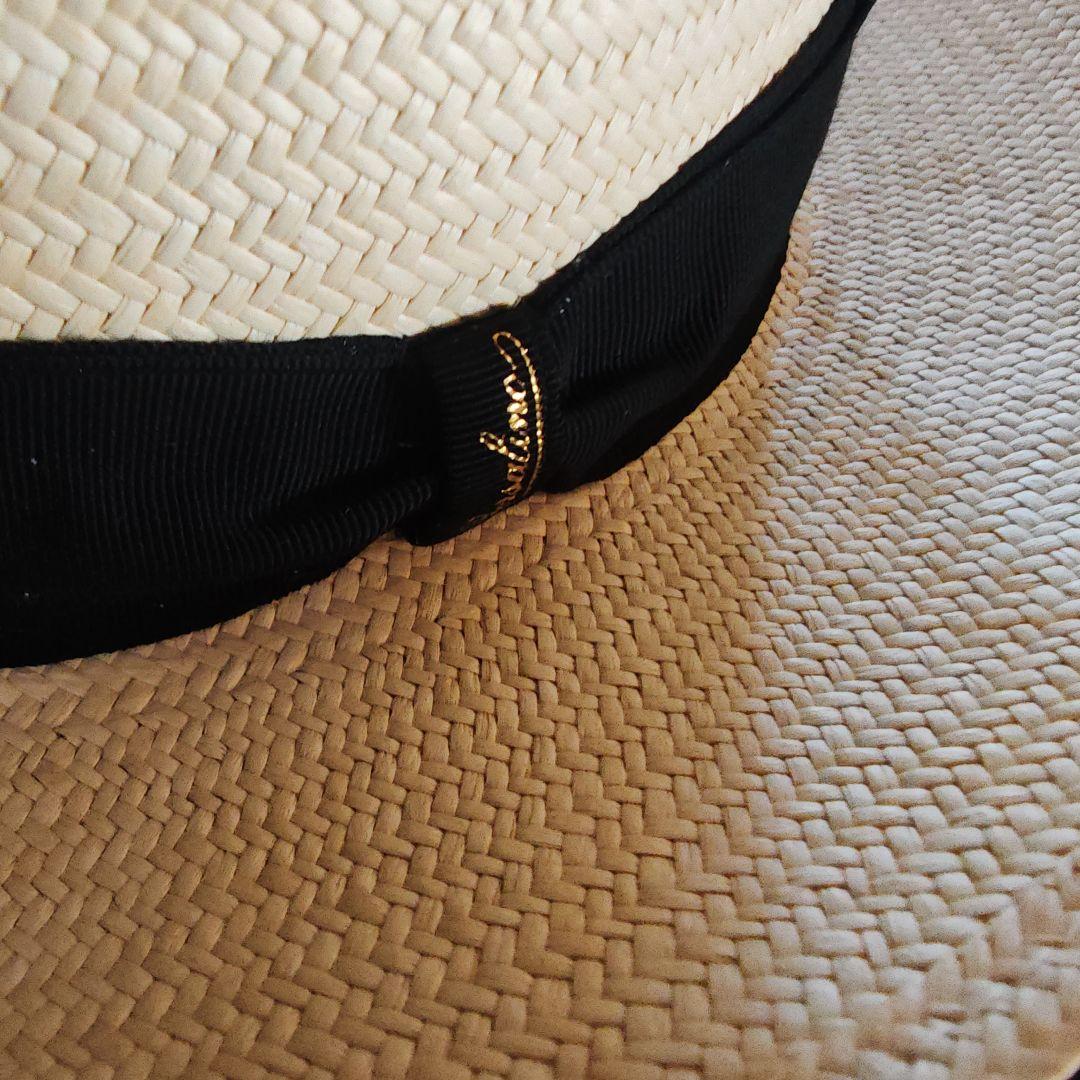 ボルサリーノ　パナマハット 56 ホワイト