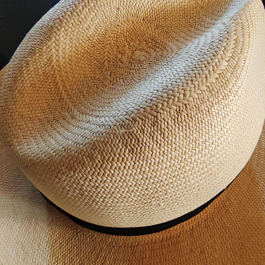 ボルサリーノ　パナマハット 56 ホワイト