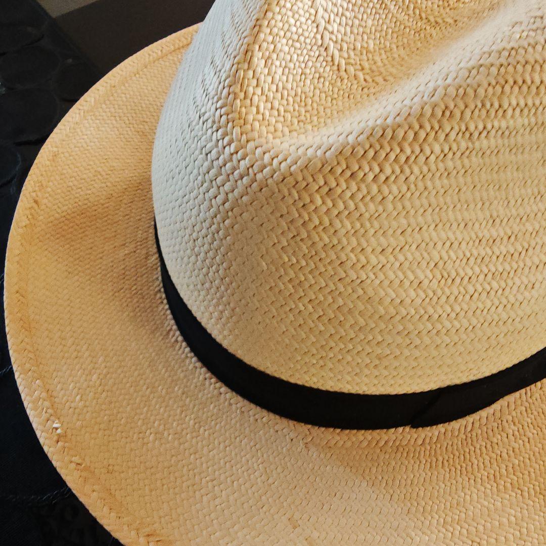 ボルサリーノ　パナマハット 56 ホワイト