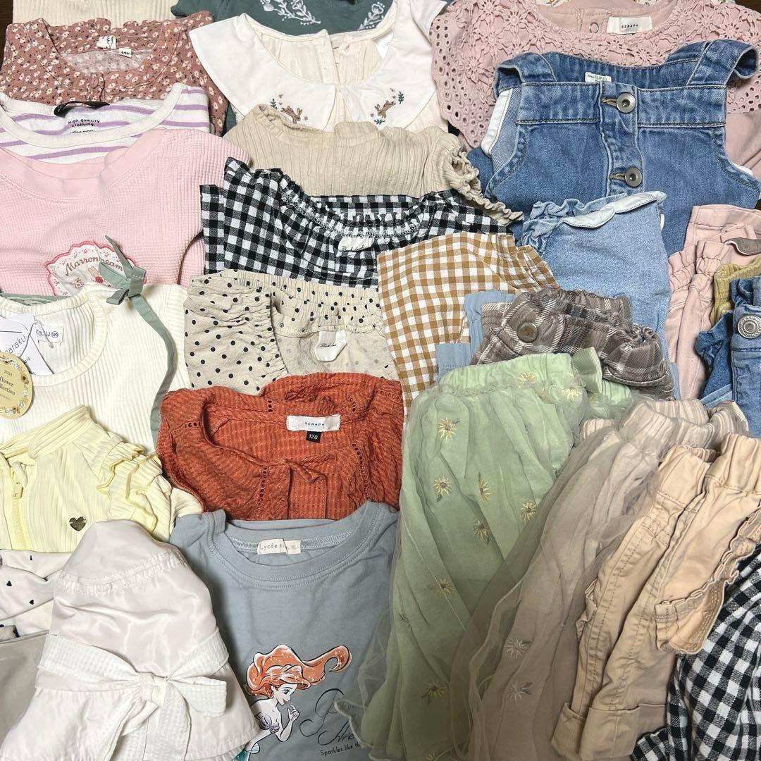 女の子 まとめ売り 100〜120 37点