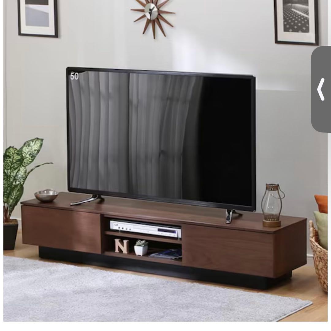 【美品】ニトリ テレビ台 ローボードレシェンテ150LB MBR