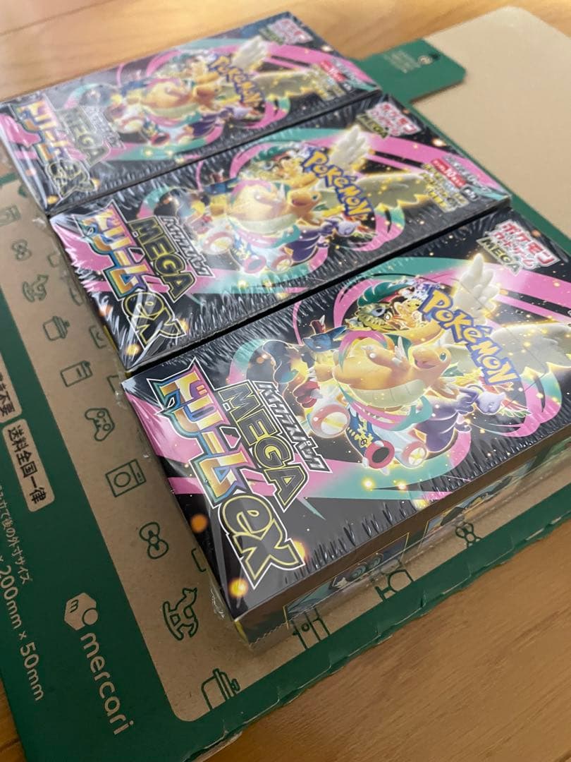 【新品♪シュリンク付♪】ポケモンカードMEGA　MEGAドリームex 3BOX
