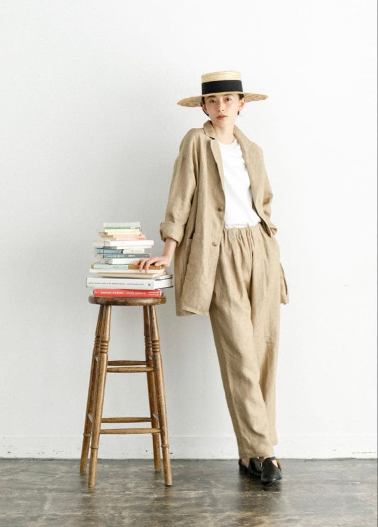 かぐれのリネンパンツ