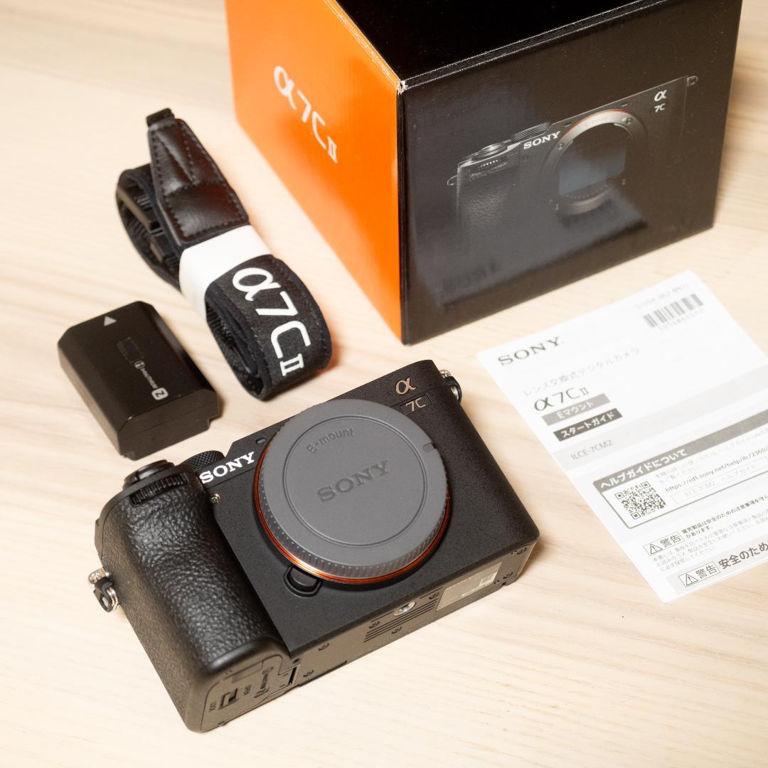 [極美品] SONY α7C II ILCE-7CM2 ブラック