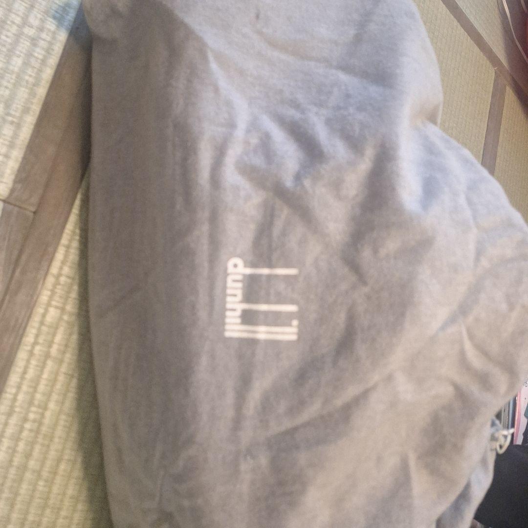 dunhill 黒 レザー ボストンバッグ