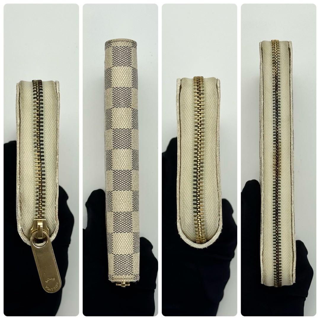 ヴィトン ダミエ アズール ジッピーウォレット 長財布 ラウンド ファスナー