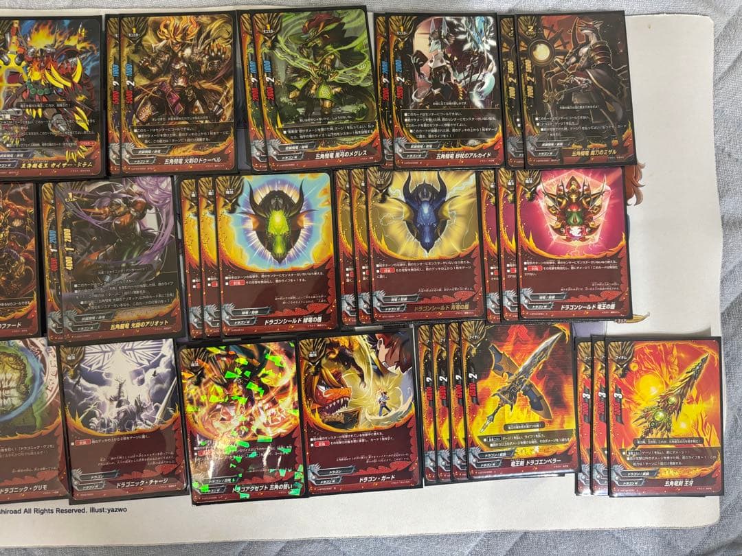 バディファイト 原作再現　五角デッキ　ドラム ドラゴン　 超竜五角陣　牙王