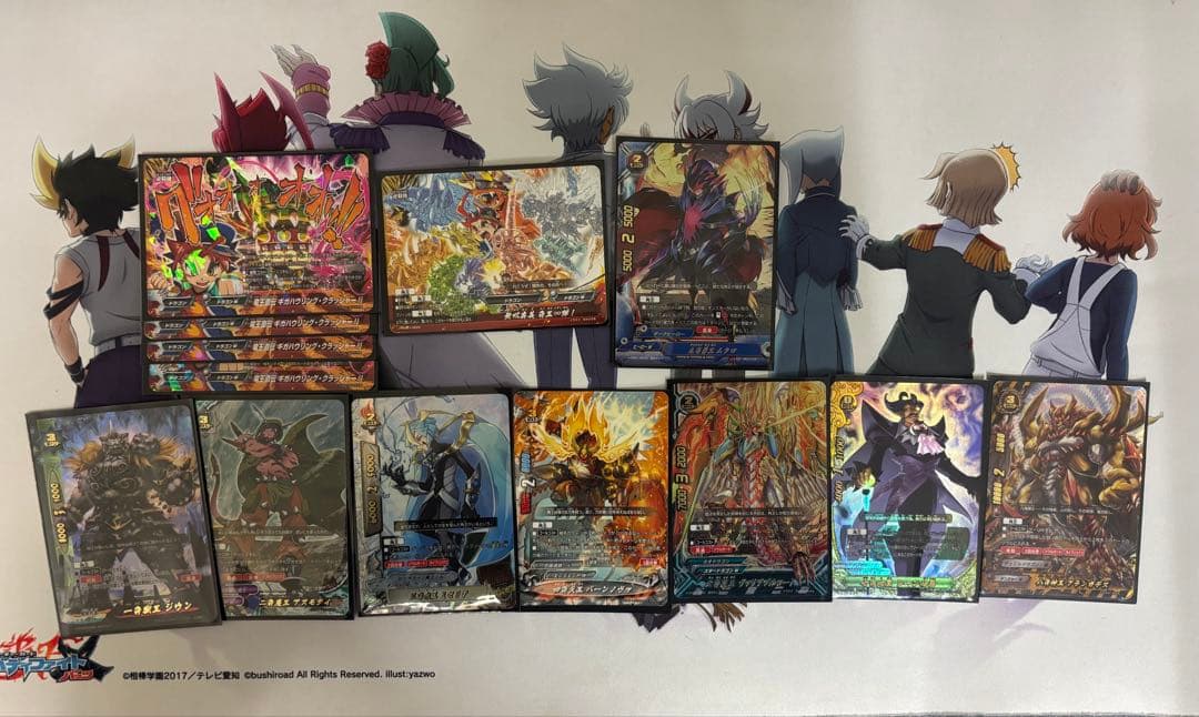 バディファイト 原作再現　五角デッキ　ドラム ドラゴン　 超竜五角陣　牙王