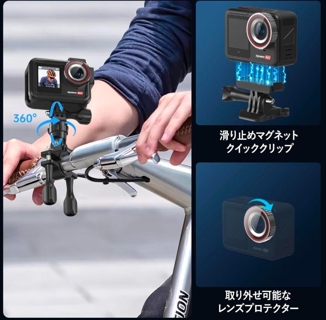 【新品/未使用品】Hiicam speed60 防水 アクションカメラ 4K