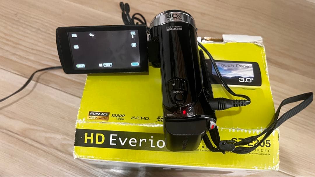 JVC HD Everio GZ-E205 ビデオカメラ