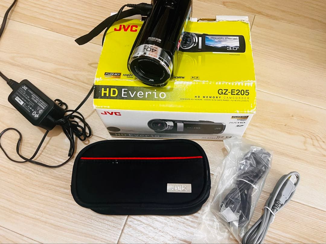 JVC HD Everio GZ-E205 ビデオカメラ