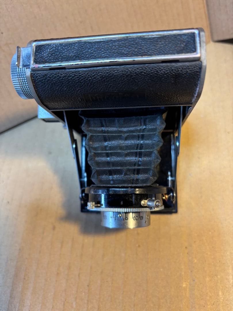 アンティークなミノルタ　蛇腹（ベローズ）カメラ　ケ-ス付き昭和レトロ 希少