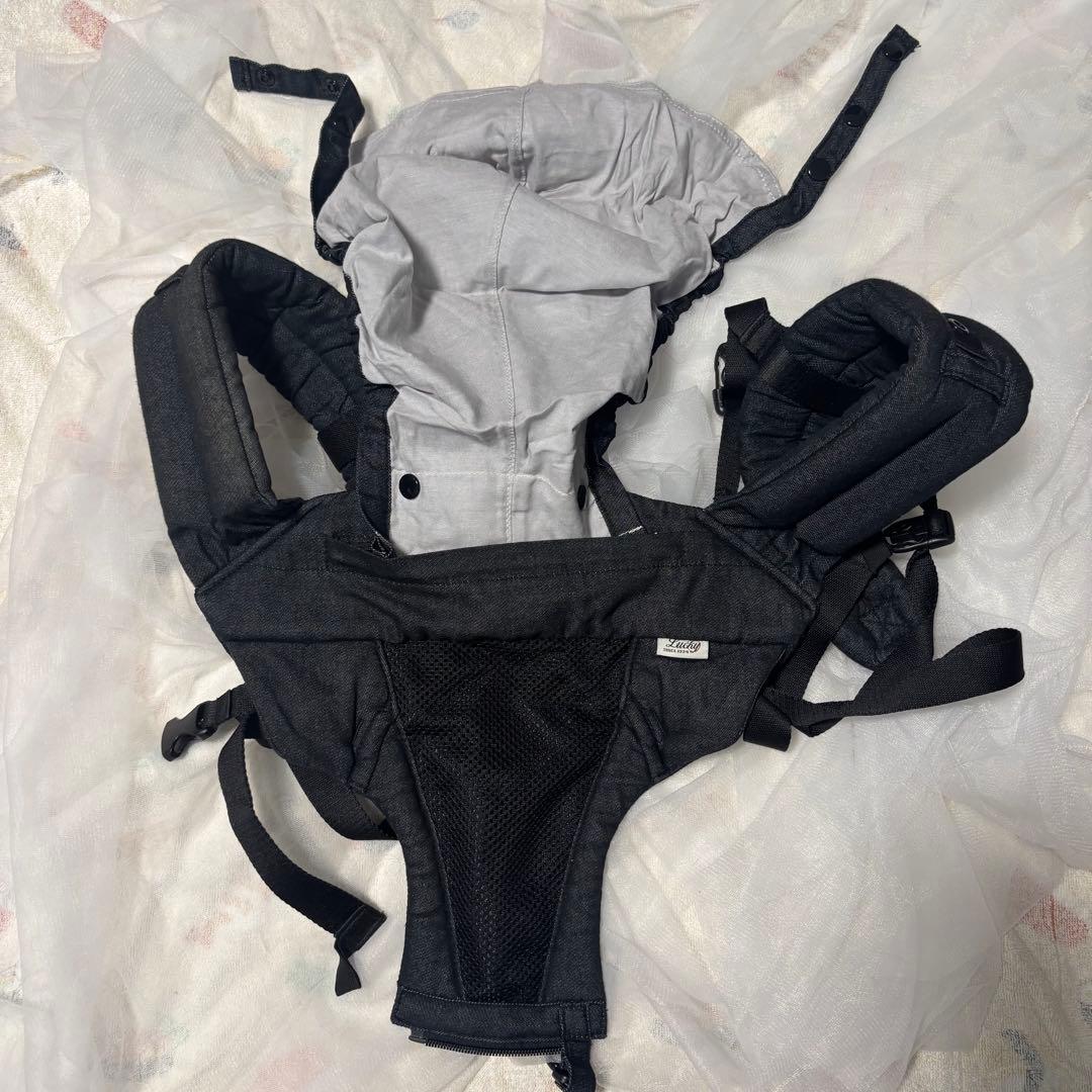 ●良品　ヒップシート●ポルバン　アドバンス【ダブルショルダー付】