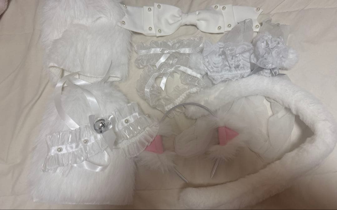 マリームーン ハートフルールキャット ホワイト